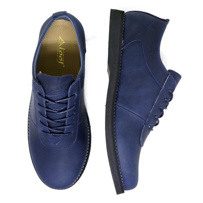 Sepatu Boots Formal Pria Aloof Sparta Kulit Asli Original Handma