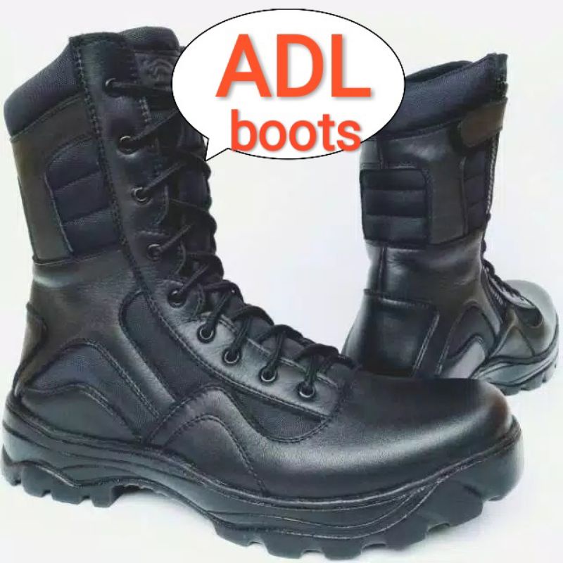 sepatu pdl tni polri security bahan baku kulit asli