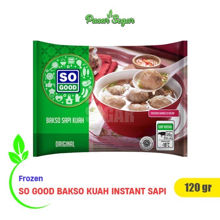 

So Good Bakso Kuah Instant Sapi 120 g