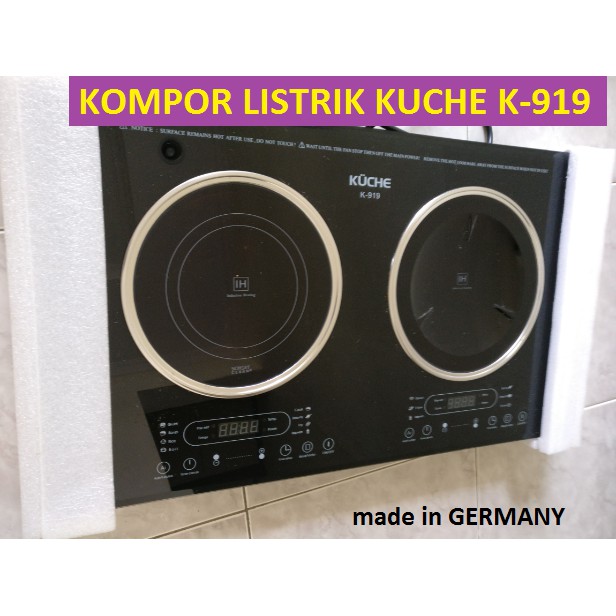 KOMPOR LISTRIK KUCHE K-919 (Second rasa Baru) Gress 99% / made in germany / kompor induksi / kompor listrik murah / kompor murah