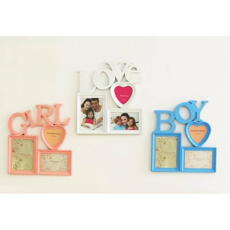 (COD) BOY &amp; GIRL PHOTO FRAME / BINGKAI FOTO BABY / FOTO FRAME BABY