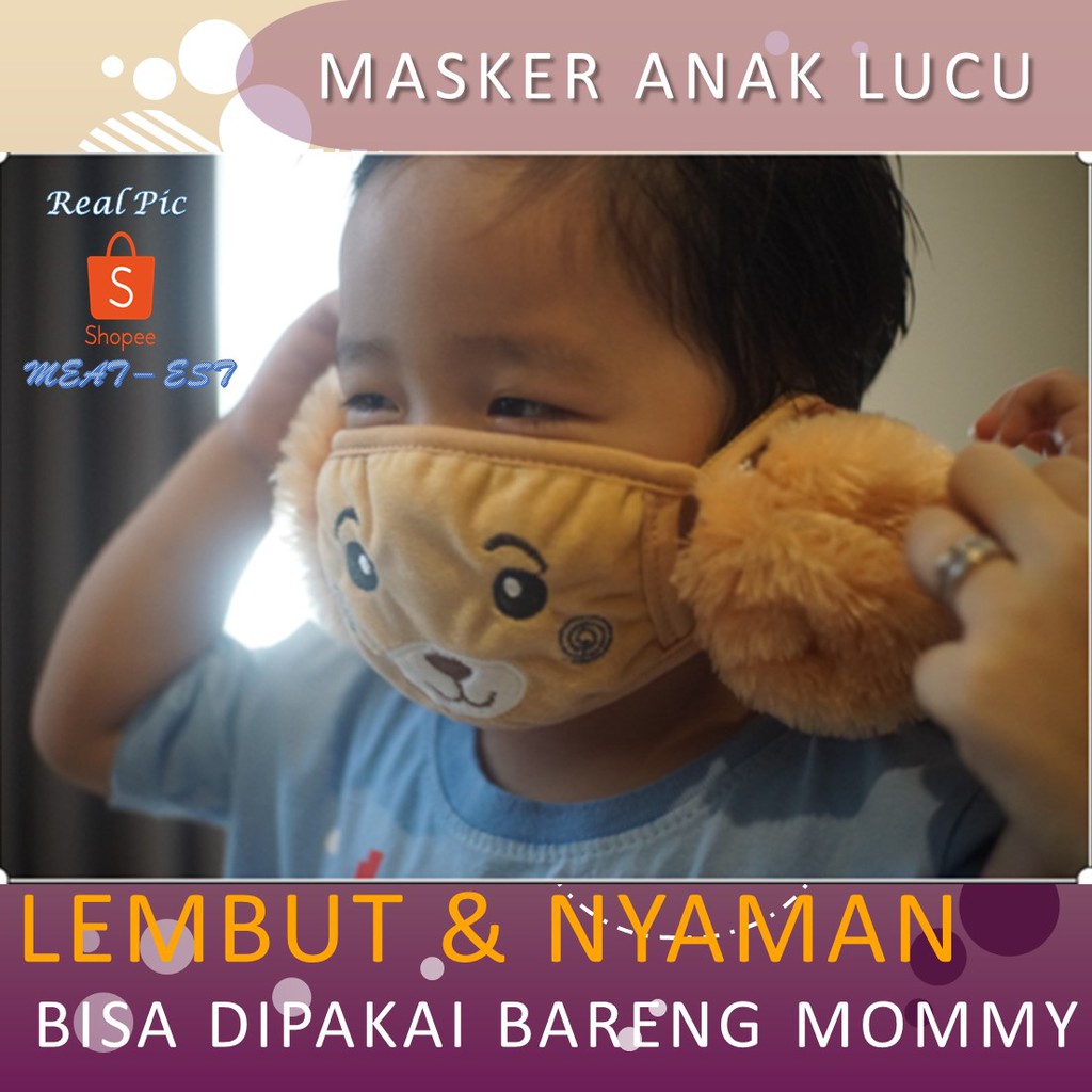 Masker Kain Tali Motif Anak Anak Dewasa Couple Masker Gambar Lucu Masker Karakter Masker Gambar Lucu Shopee Indonesia