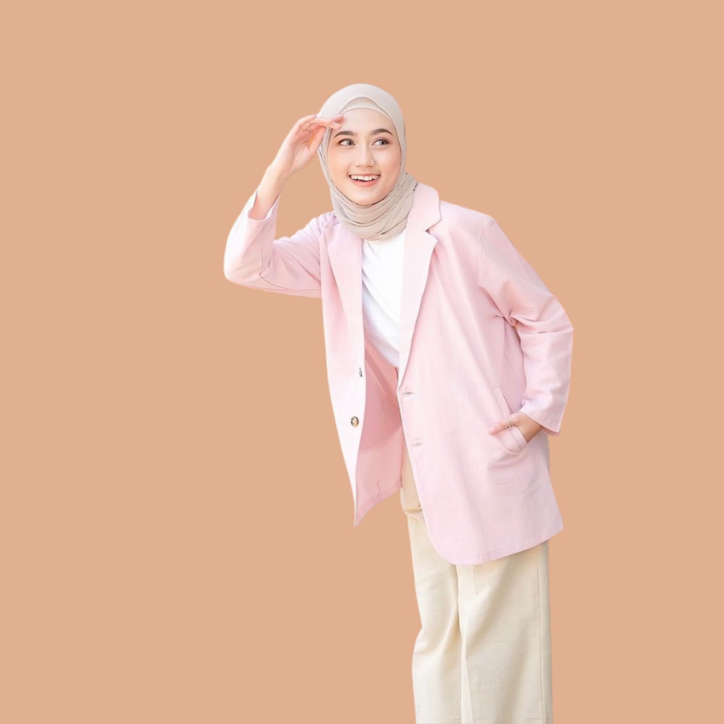 Blazeer Wanita Korea Blazer Wanita Panjang Blezer Wanita Kekinian Blazer Panjang Wanita