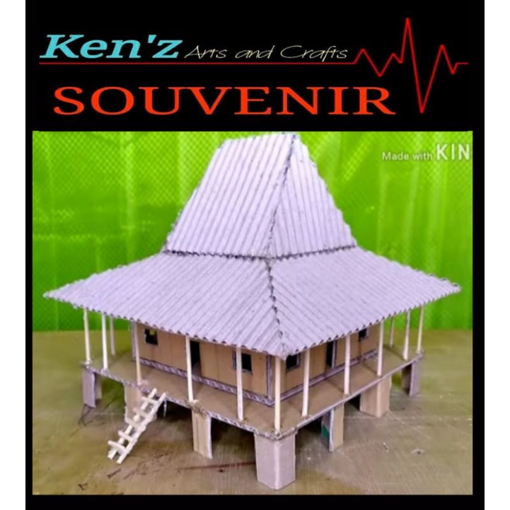 

RUMAH ADAT JOGLO yogyakarta... prakarya kardus / mainan edukasi / kerajinan tangan kardus / cardboard crafts / maket. sesuai PLBJ Kelas 6 (25x25)
