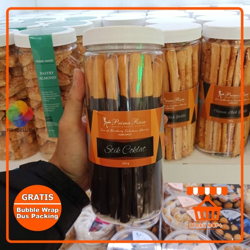 Prima Rasa - Stick Chocolate Kemasan Tabung (PACKING AMAN) - Primarasa Bandung Oleh Oleh Bandung Kue