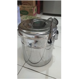 Dandang bakso mini 22 stenlis panci - dandang