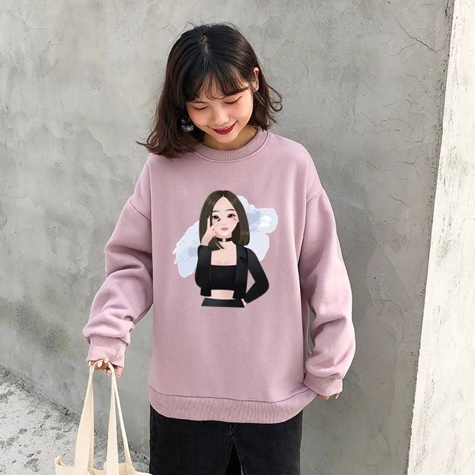 Sweater Wanita Sonyeo Sweater Oversize M - XXL Fleece