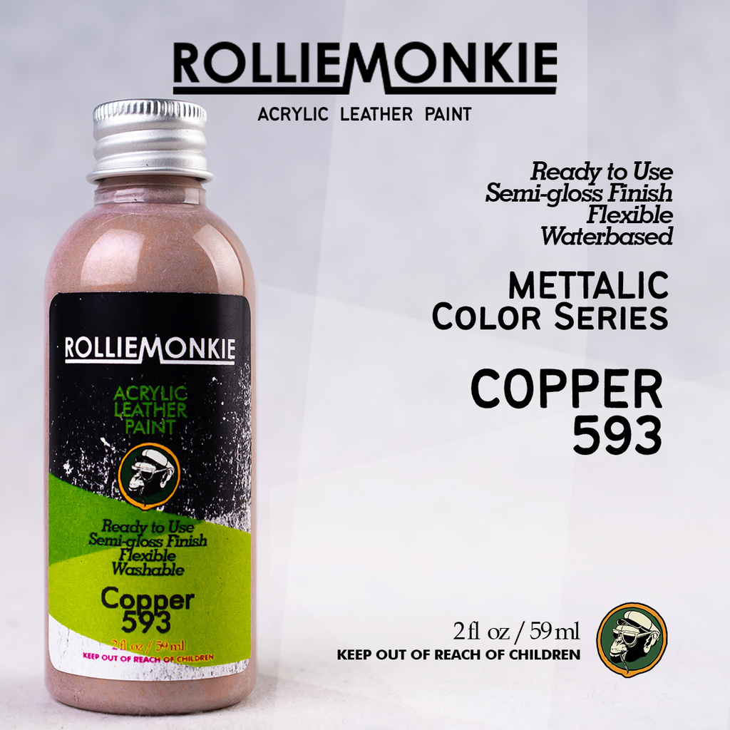

Rolliemonkie Cat Acrylic Leather Paint - Copper, not angelus