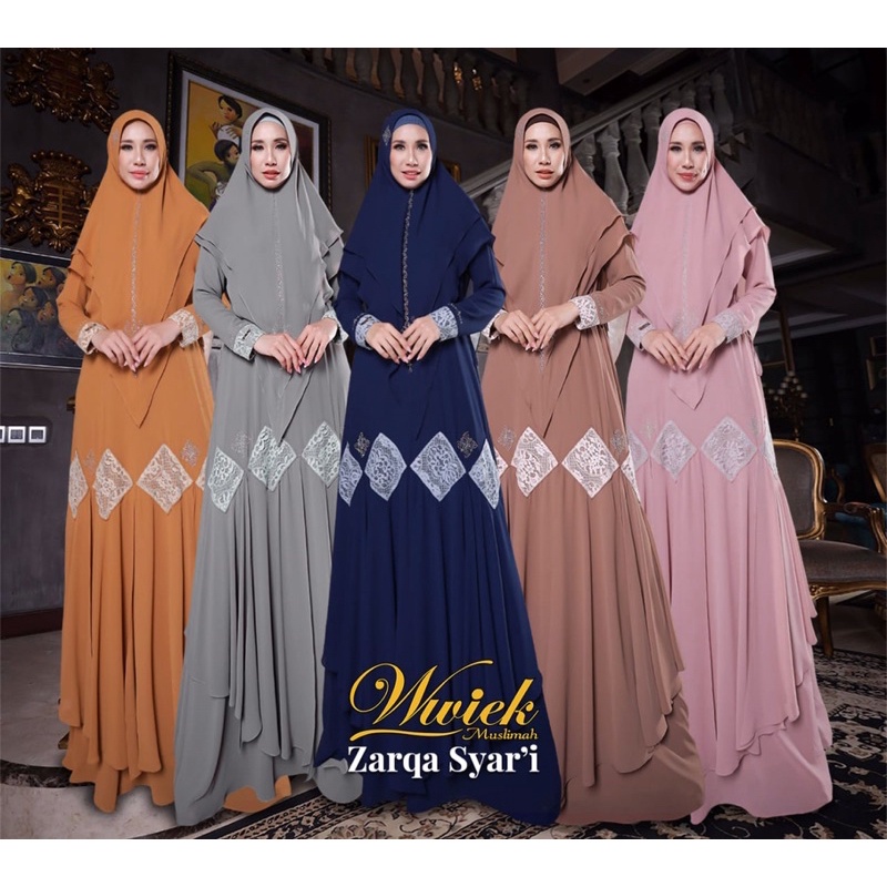 Zarqa Set Syari ori by Wwiek