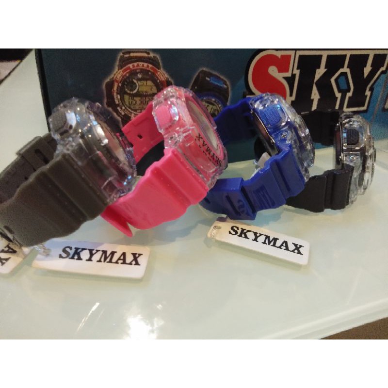 jam tangan skymax water resistant 4 warna