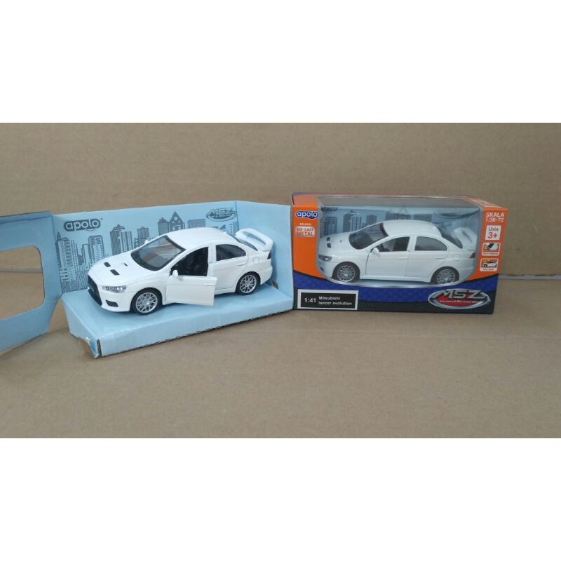 Diecast Mitsubishi Lancer Evolution Apolo MSZ