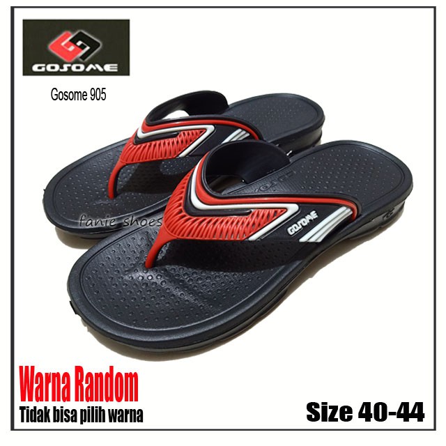 Gosome 905 40-44 Jumbo Sandal Jepit Karet Pria Sehari-hari / Sandal Jepit Laki / Sandal Santai Laki