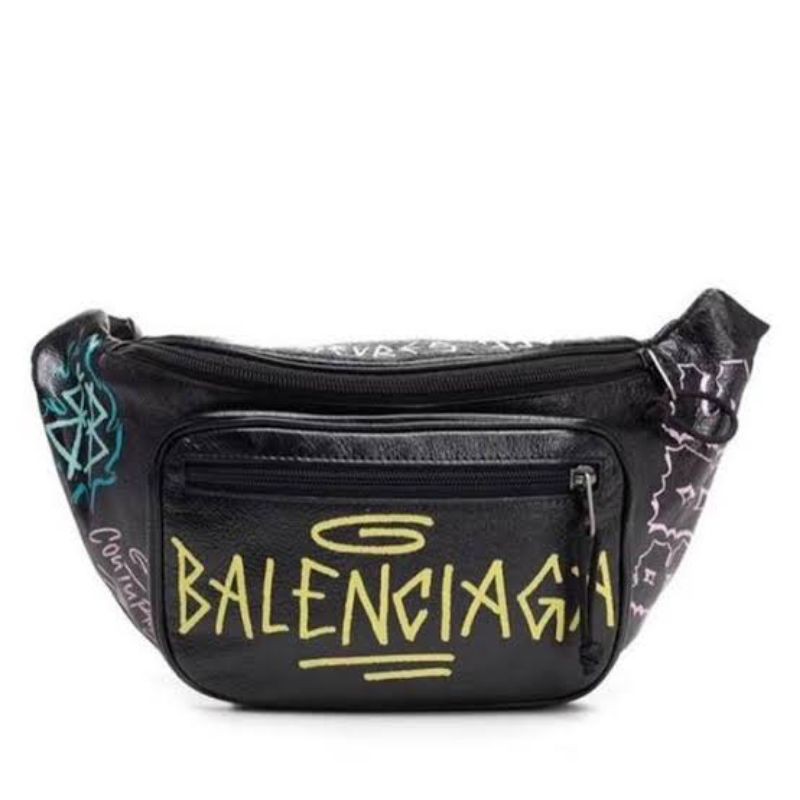 Balenciaga Graffiti waist bag