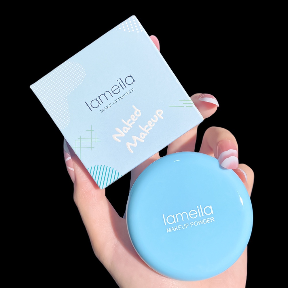 [Original] Compact Powder Makeup Powder Lameila Naked Makeup Powder 3 Shades/bedak padat/compact powder/makeup powder/lameila powder/pressed powder/setting powder/kosmetik wajah