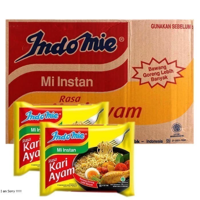 

Indomie Rasa KARI AYAM Isi 40 Pcs
