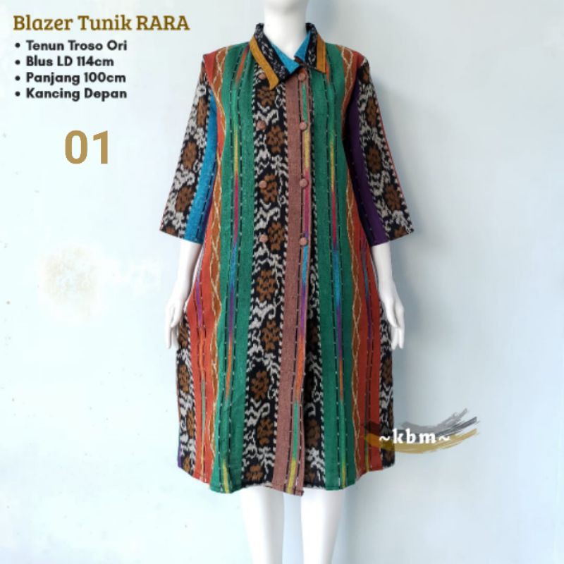 blazer tunik rara  andin ori tenun troso