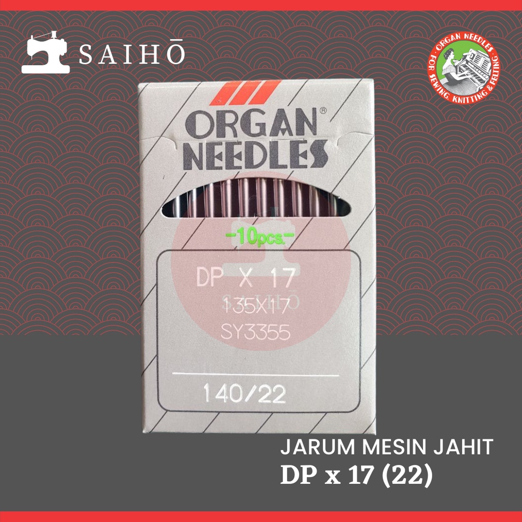 Organ Needles DPx17 - Jarum Mesin Jahit Kulit Walking Foot / Cangklong