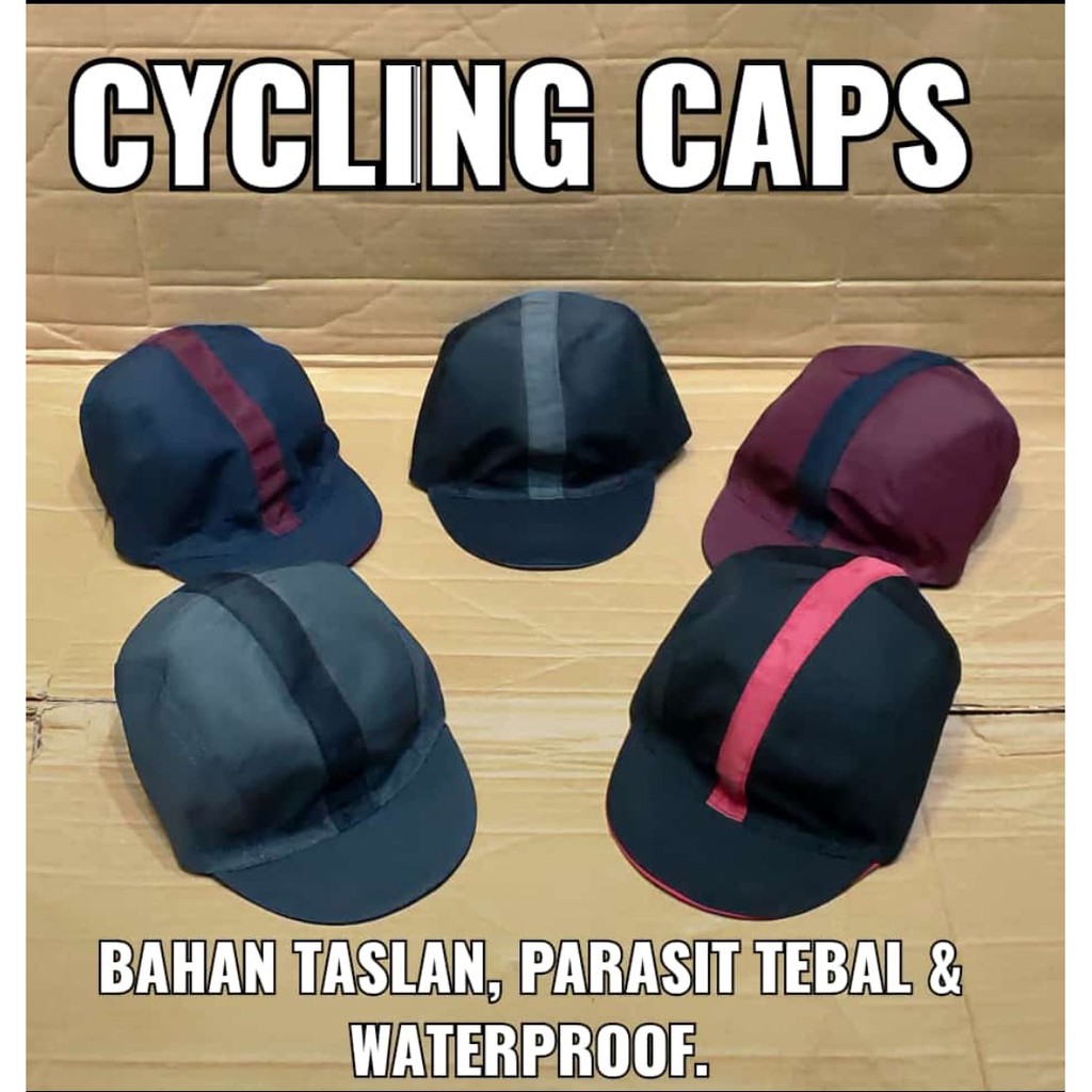 TOPI SEPEDA CYCLING CAPS POLOS
