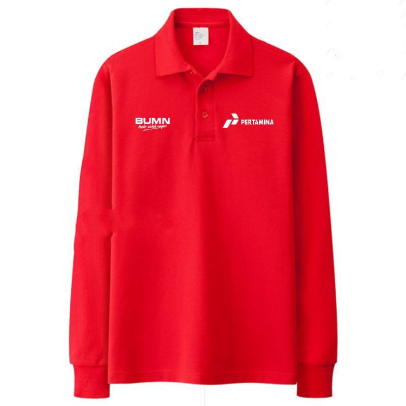 kaos bordir pertamina panjang kaos polo kaos kerah pertamina bordir