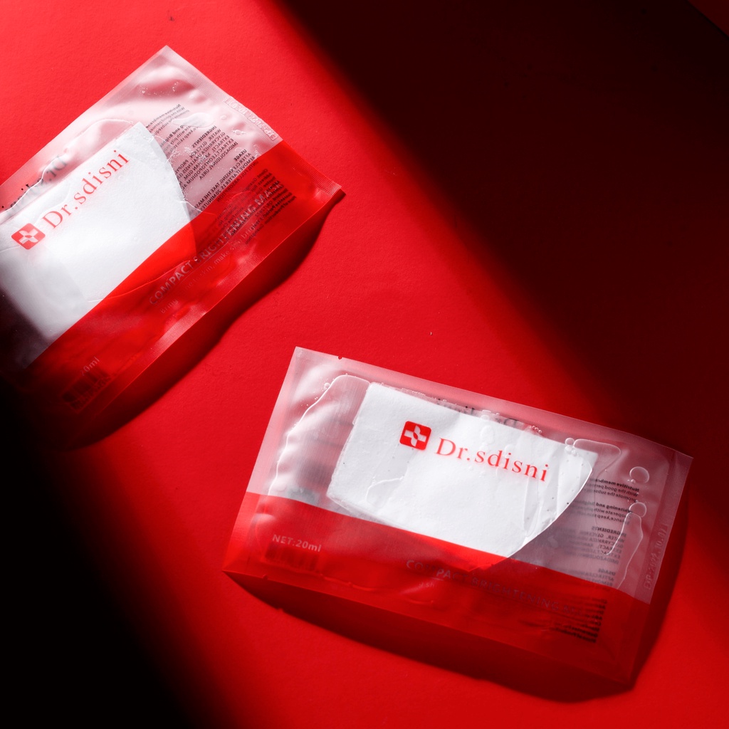 Dr.SDISNI Compact Brightening Matural Silk Mask Melembabkan Dan Memutihkan 1PCS