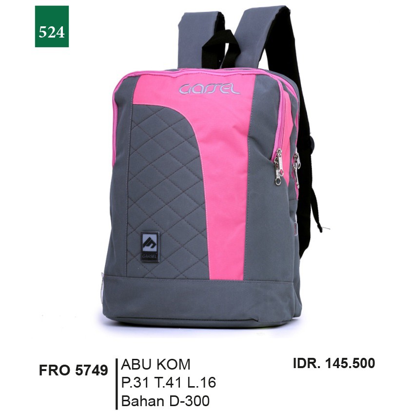 FRO 5749 Tas ransel sekolah anak perempuan Garsel
