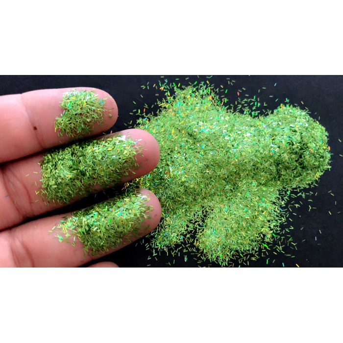 Strip glitter bar glitter garis nail art scrapbooking slime craft clay