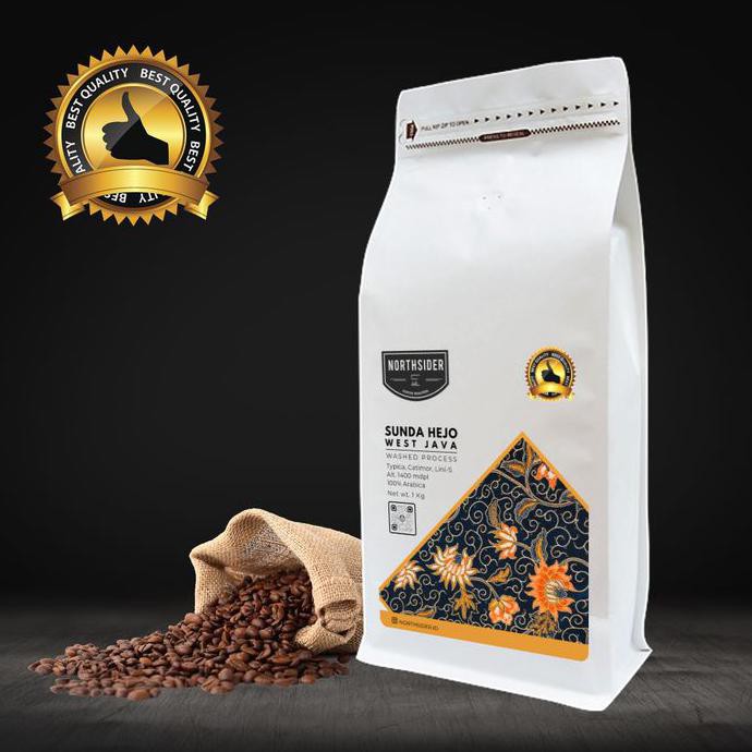 

BIJI KOPI ARABIKA GARUT SUNDA HEJO FULLIWASHED-1KG NORTHSIDER COFFEE - BIJI KOPI