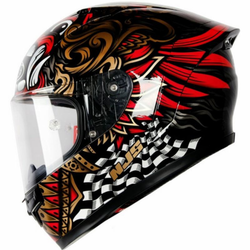 HELM NJS FULL FACE ZX 1 R 2022 BARONG TERBARU