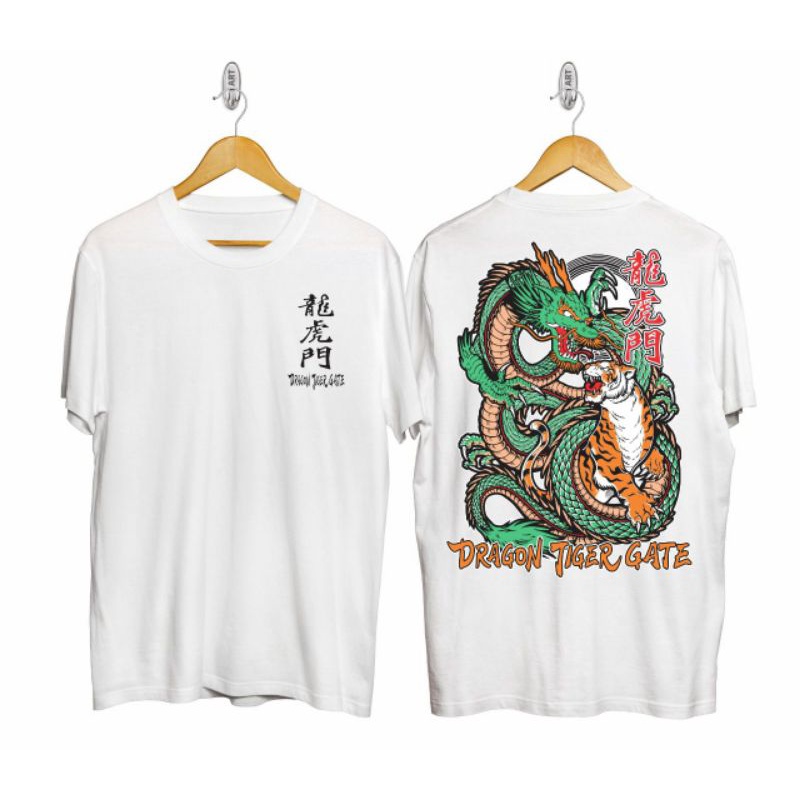 Baju Kaos Dragon Tiger Gate / Baju Kaos Naga / Baju Kaos Macan / Kaos Naga / Kaos Harim4u / Kaos Mac