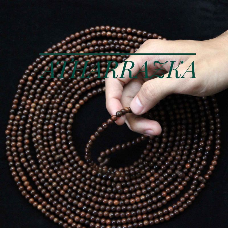 Tasbih Kayu Kaukah / Kokka / Kaoka Asli Turki 6mm 1000 Butir