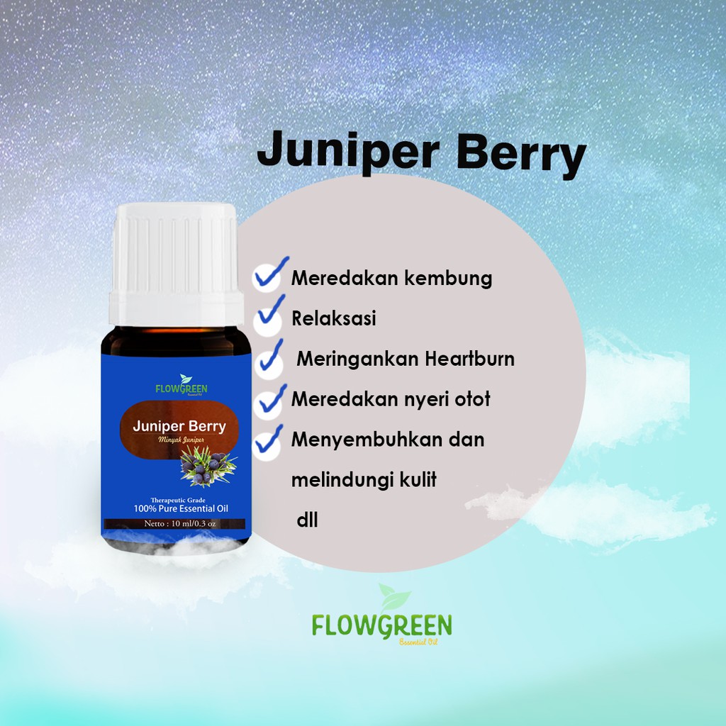 FLOWGREEN JUNIPER BERRY ESSENTIAL OIL DIFFUSER HUMIDIFIER