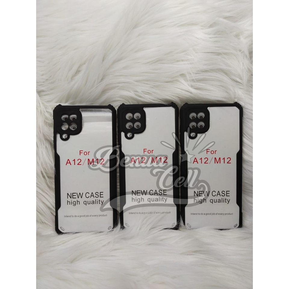 SAMSUNG A12, SAMSUNG A03 CASE ARMOR SHOCKPROF SOFTCASE FUSION SAMSUNG GALAXY A03 A12 - BC