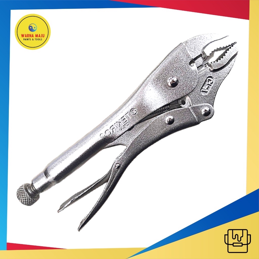 Tang Vise Tekiro/Tang Buaya Jepit Bais Stel Tekiro Bulat & Lurus 10"