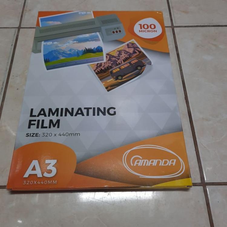 

bsr-97 Plastik Laminating A3 Amanda 100 Micron (10 Lembar) / Laminating Amanda A3 #