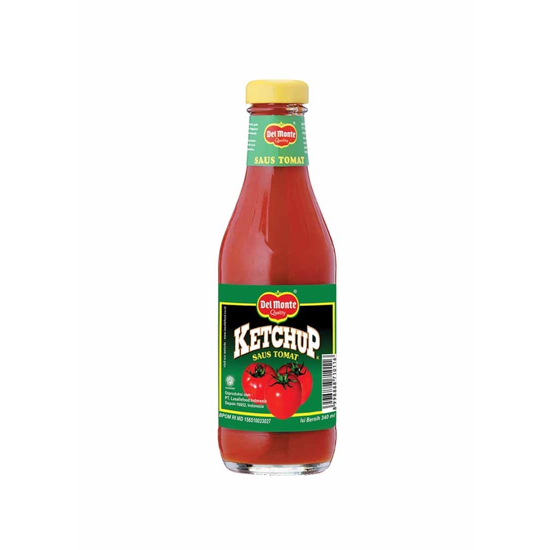 

SAUS TOMAT DEL MONTE 340 ML BOTOL KACA TOMATO KETCHUP SAOS TOMAT