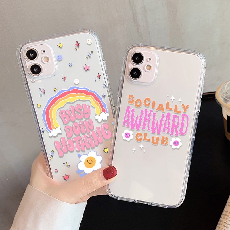 REALME Case Motif Pelangi Untuk OPPO A74 A54 A94 A93 A57 A59 A8 A83 A9 F1S A39 A15 A15S A53 A32 A33 S A37 A35 A16 A16S A54S A52 A9 A7 2020 A1k A52 C