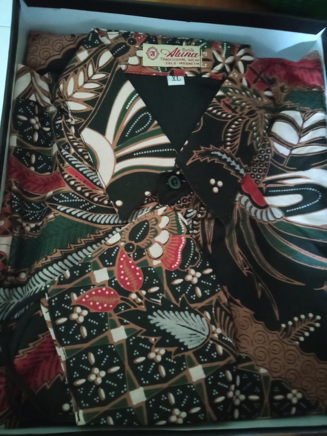 Batik Pria Lengan Panjang Modern Kualitas Premium Baju Kondangan Kekinian Bahan Katun Halus Abm 027