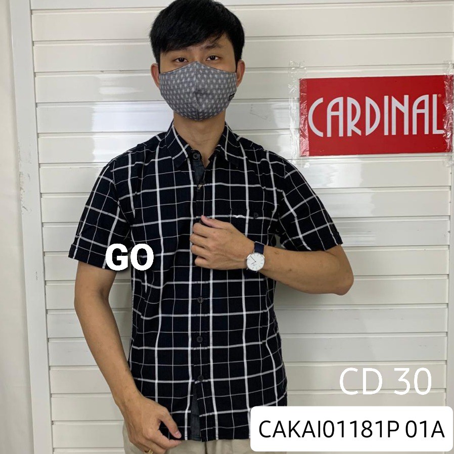 BB CARDINAL KEMEJA CASUAL Hem Pria Baju Cowok Pakaian Pria Lengan Pendek KEREN!!