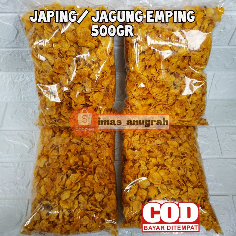 

JAPING ( JAGUNG EMPING) PEDAS MANIS 500GR