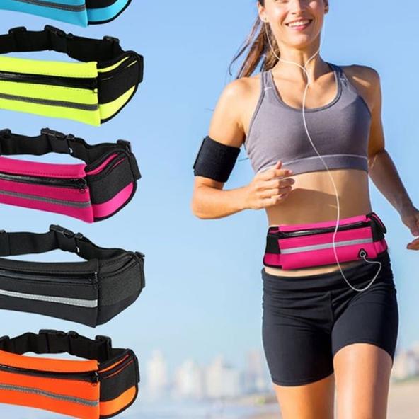 ✬ Tas Pinggang Flexible Untuk Jogging ( Buat Taruh Hp Uang ) ♢