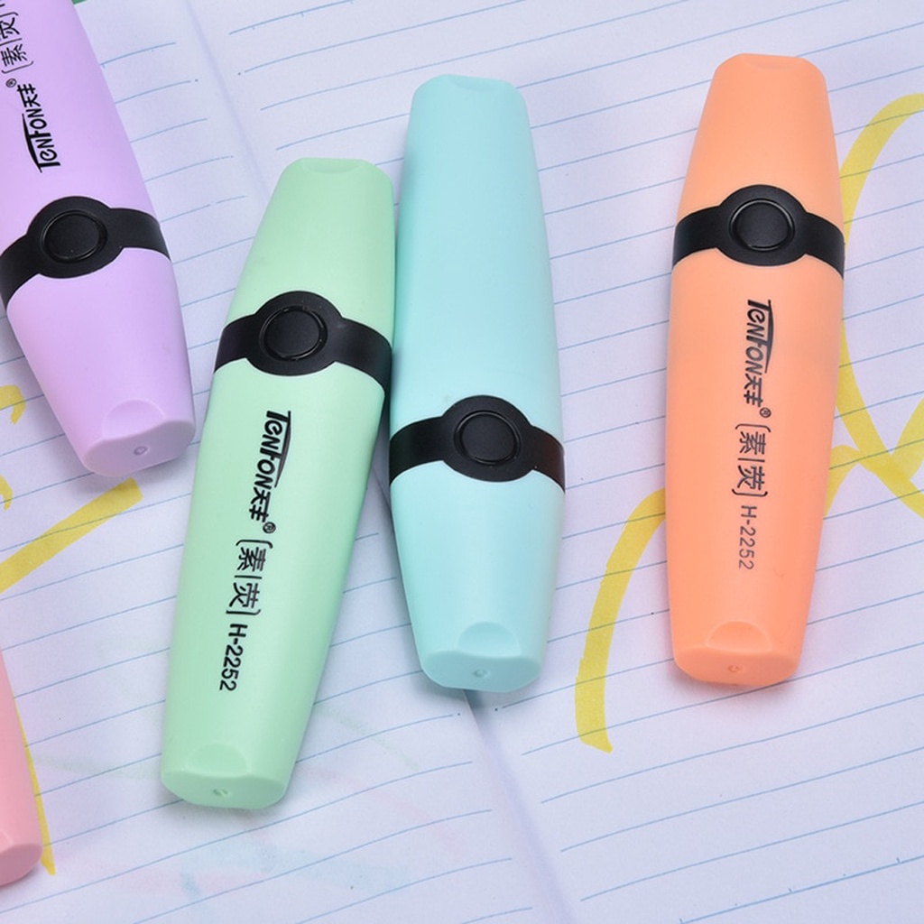 ❤️GTB❤️ Highlighter Pen Highlighter Pastel Colour Pen Journal Marker Pen Alat Tulis Replacement Penanda Warna S016