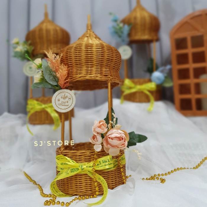 

Box hampers lebaran model kubah bagus