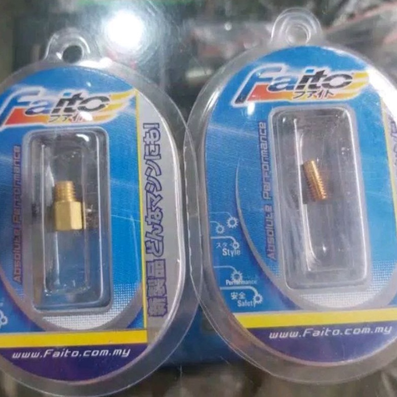 Pilot jet dan mainjet faito RX king tinggal pilih ukuran