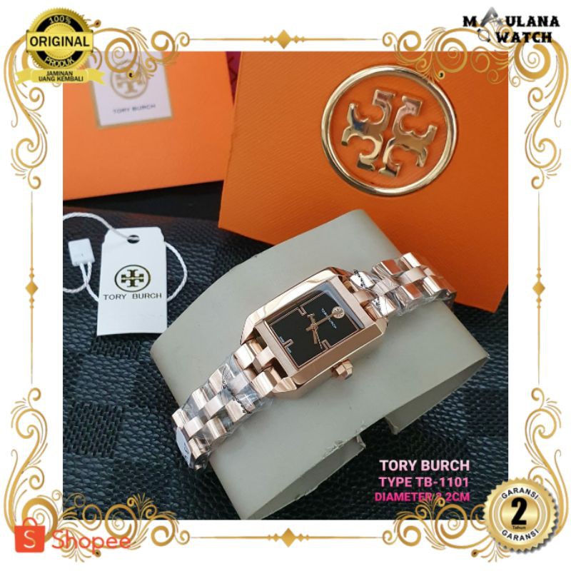 JAM TANGAN PRIA WANITA | RANTAI | KULIT | KARET | MURAH | WANITA | TORY BURCH ORIGINAL
