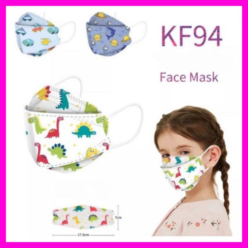 MASKER KF94 3D ANAK 4PLY IMPORT