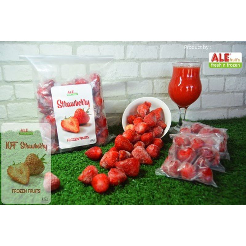

Strawberry frozen fruits grade A - Buah beku stroberi