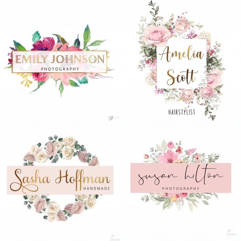 

(DRAN SASHA) JASA BIKIN DESAIN LOGO OLSHOP BISNIS ELEGANT