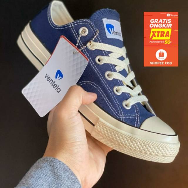 100% ORIGINAL SEPATU VENTELA 70S NAVY MAROON YELLOW WHITE DARKNAVY LOW VENTELA BTS
