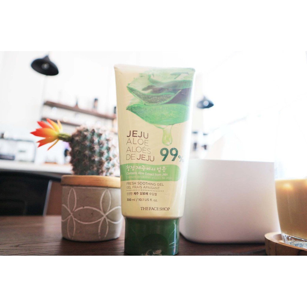 [BPOM] The Face Shop Jeju Aloe Vera 99% Soothing Gel Tube 100% Ori