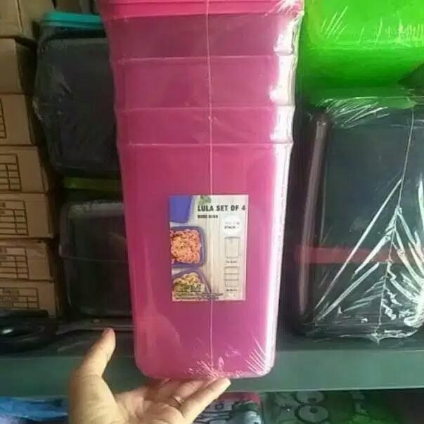 Charyatink - Toples Beranak 1 set Toples Set isi 4pcs TOPLES TUPPERWARE SEALWARE SEGI PAMELO Termurah